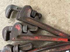 Four Pipe Wrenches