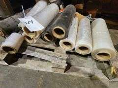 Assorted Plastic Rolls and Packing Materials
