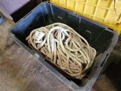 Tub of Rigging Rope