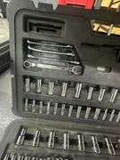 Mechanic's Ratcheting Socket Wrench Kit w/ Storage Case
