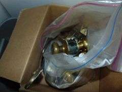 Tote of Door Hardware, Hinges, Locks, Etc.