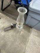 Antique Carpenter's Planar & Hurricane Style Oil Lamp