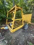 Yellow Wire Transfer Trailer w/ Hydraulic Tilting Bed