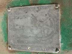 International Harvester 1921 6HP Engine | Cart Base | No. C18491
