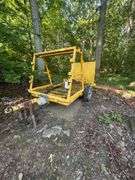 Yellow Wire Transfer Trailer w/ Hydraulic Tilting Bed