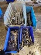 Four Trays of Assorted Combination Wrenches