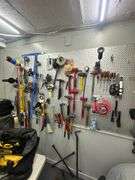 Pegboard Storage Wall w/ Huge Variety of High Quality Mechanic's Hand Tools