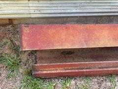 2x Money 24'x1'x8" Steel I Beams