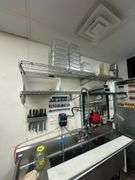 Five Hanging Wire Shelves