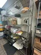 (4x) Metal Wire Racks on Casters | Stainless Steel