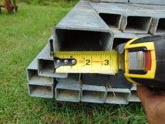 60 8' 3"x2" Metal Tubing