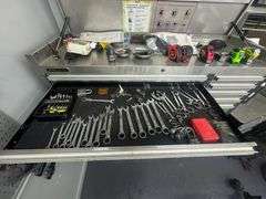 Assorted Wrenches w/ Ratcheting Socket Wrench & Crows Foot Wrenches