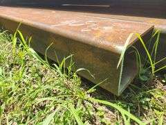 One Rectangular 6"x8"x25' 1/4" Steel Tubing