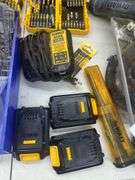 Grouping of DeWalt 20V Max Battery Powered Tools & Accessories