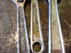Three Adjustable Wrenches