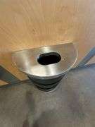 Two Metal Trash Cans