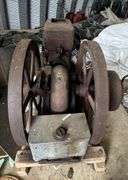 Antique Hit-and-Miss Engine With Webster Tri-Polar Magneto