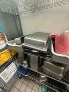Contents Only -  Metal  Prep Station Containers / Pans / Bowls / Knives / Scoops & More