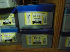 Misc. Galv. Lag Bolts 14 Boxes