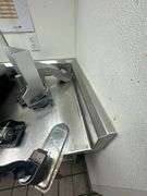 Stainless Steel Prep Table with Can Opener