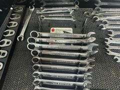 Assorted Wrench Sets w/ Full Set of Rare Snap-On Metric Crows Foot Mechanic's Wrenches