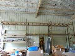 Three Sections of Pallet Racking