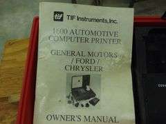 TIF 1600 Automotive Computer Printer & Timing Light