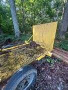 Yellow Wire Transfer Trailer w/ Hydraulic Tilting Bed