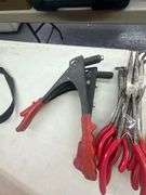 Assorted Longnose Specialty Pliers, Wire Crimper/Strippers & Rivet Guns