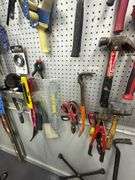 Pegboard Storage Wall w/ Huge Variety of High Quality Mechanic's Hand Tools