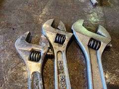 Three Adjustable Wrenches
