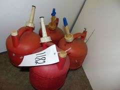 Four Gas Cans