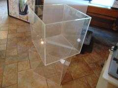 Two Plastic Cubes for Plants
