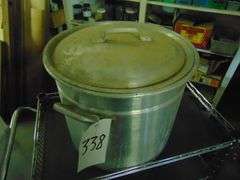 Large Alum. Pot w/Basket