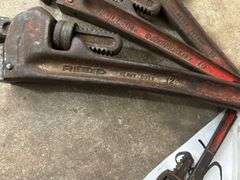 Four Pipe Wrenches
