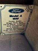 1930 Ford Model A  Fordor Sedan | Briggs 170-B Deluxe | Showing 12,204 Miles | HAVE TITLE | VIN# A3095099