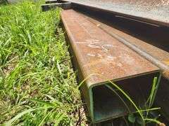 One Rectangular 6"x8"x25' 1/4" Steel Tubing