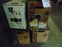 Four Partial Boxes of Wiring