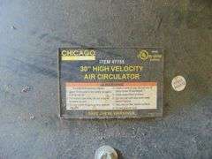 Chicago Shop Fan On Stand 32"