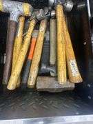 Grouping of Antique Ball Peen Hammers