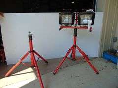 Work Light Double Headed w/Extra Stand