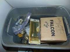 Tote of Door Hardware, Hinges, Locks, Etc.