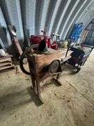 Antique Corn Sheller w/ Wheel Crank