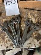 Grouping of 6" Adjustable Wrenches