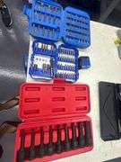 Grouping of Torx Power Ratchet Hex Driver Kit & Assorted Impact Driver Sets