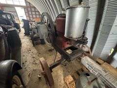 1921 International Harvester Model M 6 HP Hit and Miss Engine | Wheeled Cart w/ Seat