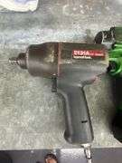 One Ingersoll-Rand Air Powered Impact Wrench & One Matco Brushless Battery Powered 1/2" Impact Wrench