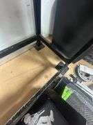 140" x 18"w x 68" Tall Black Steel Wheel Rack