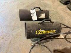 Two LP Gas Contractor Heaters