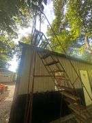 10' Warehouse Ladder on Casters